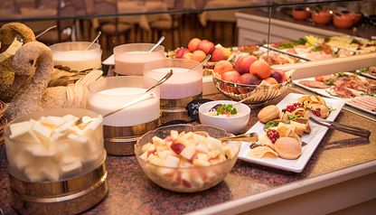 Essen im Restaurant Englischer Hof