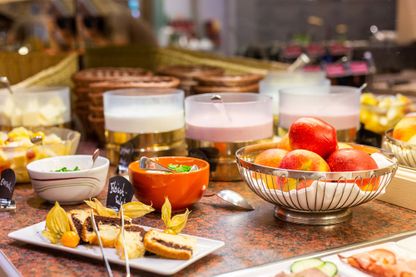 Essen im Restaurant Englischer Hof