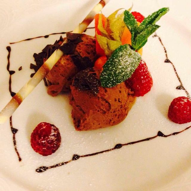 Essen im Restaurant Englischer Hof