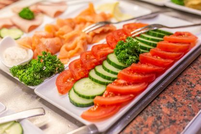 Essen im Restaurant Englischer Hof