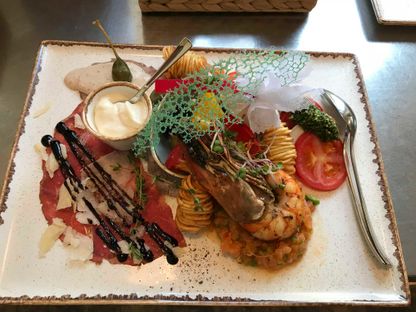 Essen im Restaurant Englischer Hof