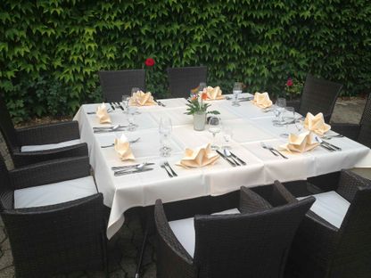 Essen im Restaurant Englischer Hof