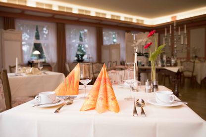 Essen im Restaurant Englischer Hof