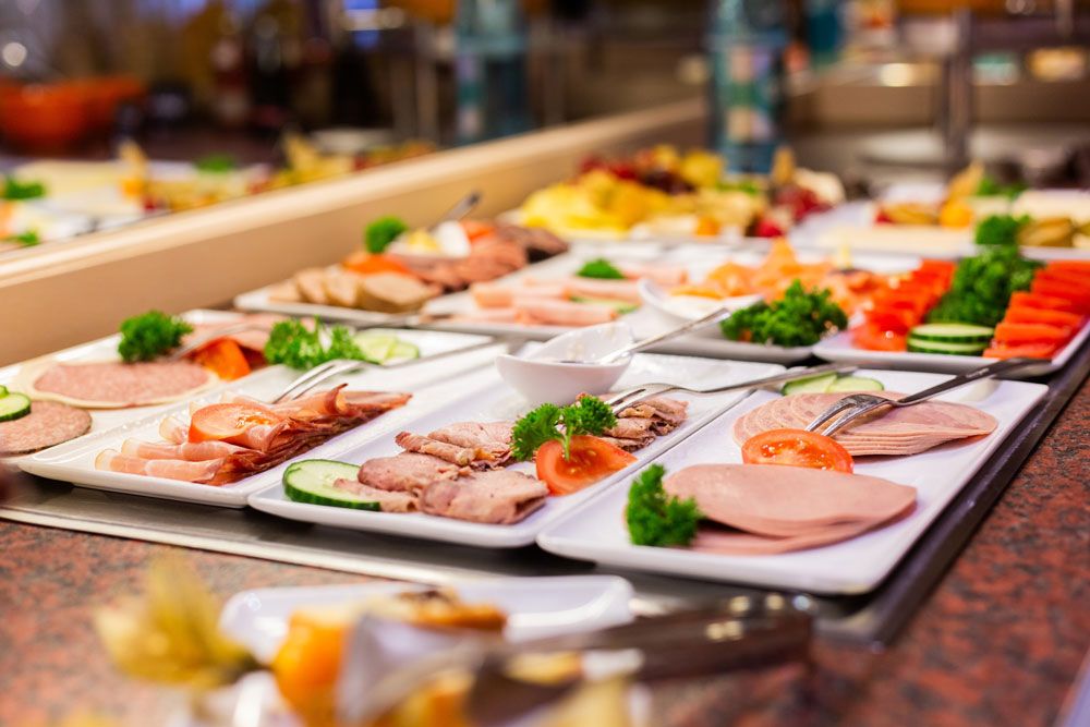 Dining at the Englischer Hof restaurant