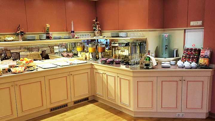 Dining at the Englischer Hof restaurant